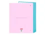 Carpeta de anillas Benetton Dolce Multicolor A4 27 x 33 x 6 cm