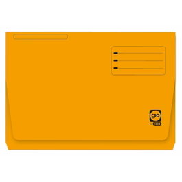 Gio Subcarpeta con Bolsa y Solapa Amarillo Intenso Folio 320g