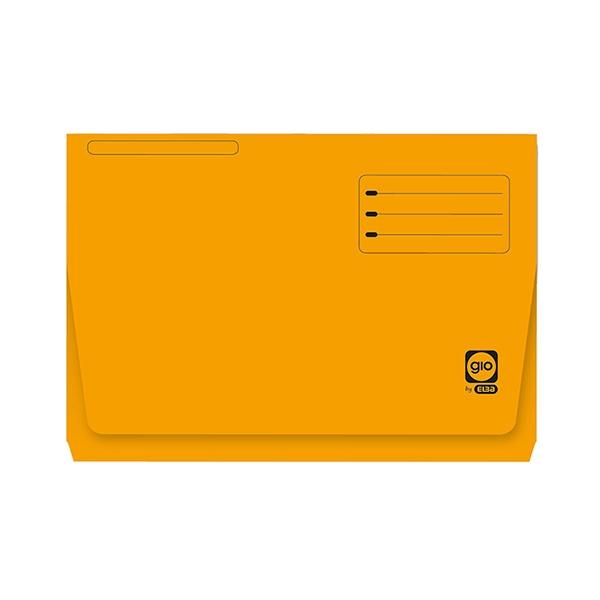 Gio Subcarpeta con Bolsa y Solapa Amarillo Intenso Folio 320g Gio Subcarpeta con Bolsa y Solapa Amarillo Intenso Folio 320g
