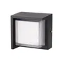 Nishio Aplique LED Exterior HO-WALL-23-6W-W 6W Aluminio Luz Arriba y Abajo 600 Lúmenes