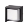 Nishio Aplique LED de Pared Exterior 6W 600 Lúmenes Aluminio Moderno Haz 120° Doble Dirección Decoración Interior/Exterior HO-WALL-23-6W-W