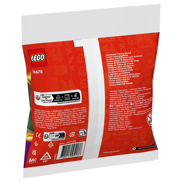 LEGO 30675 Ninjago Campo de Entrenamiento del Torneo (Polybag), Juego de Construcción de 49 Piezas, Multicolor, para Edad 6+