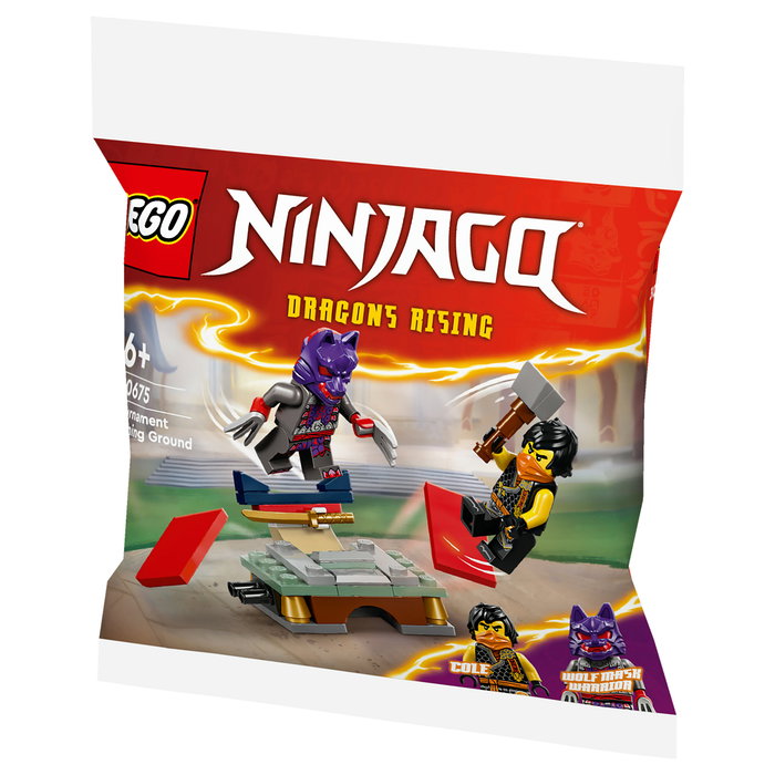 LEGO 30675 Ninjago Campo de Entrenamiento del Torneo (Polybag), Juego de Construcción de 49 Piezas, Multicolor, para Edad 6+