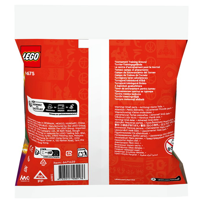 LEGO 30675 Ninjago Campo de Entrenamiento del Torneo (Polybag), Juego de Construcción de 49 Piezas, Multicolor, para Edad 6+