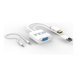 INCA KONF INCA Inca IVTH-01 Adaptador HDMI a VGA con USB y cable de audio