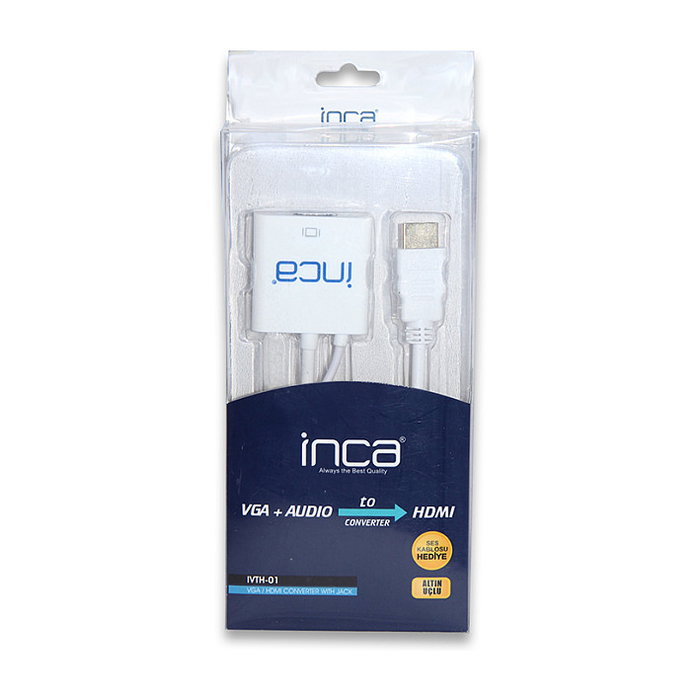 INCA KONF INCA Inca IVTH-01 Adaptador HDMI a VGA con USB y cable de audio