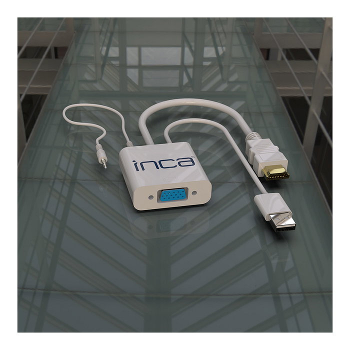 INCA KONF INCA Inca IVTH-01 Adaptador HDMI a VGA con USB y cable de audio