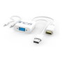INCA KONF INCA Inca IVTH-01 Adaptador HDMI a VGA con USB y cable de audio