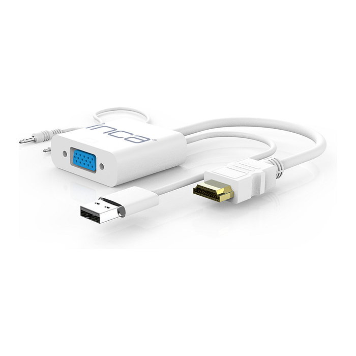 INCA KONF INCA Inca IVTH-01 Adaptador HDMI a VGA con USB y cable de audio