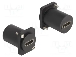 DeLOCK Módulo Keystone HDMI 8K 60Hz Tipo D Hembra a Hembra Negro