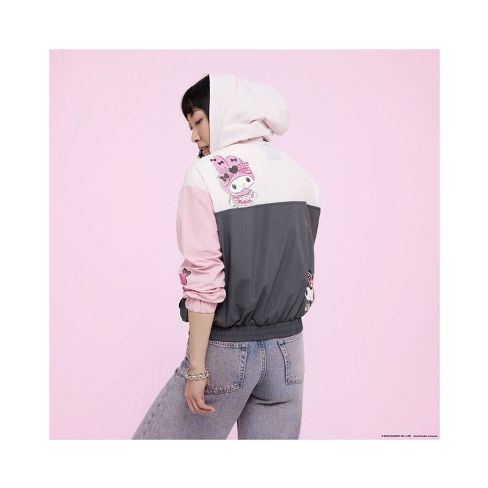 Sanrio by Loungefly cortavientos bomber My Melody and Kuromi talla XL