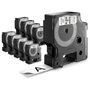 Dymo Cinta LM D1 Multipack 19mm x 7m Negro sobre Blanco