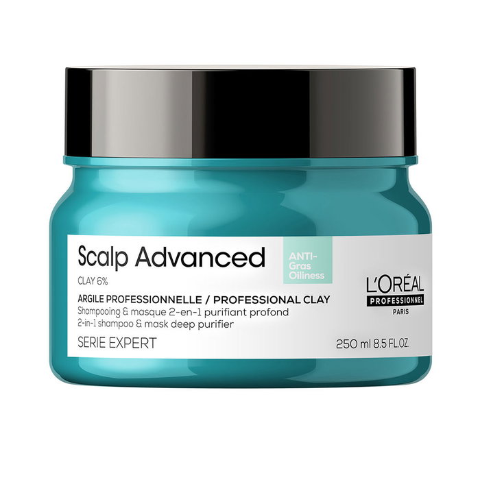 L'Oréal Professionnel Paris Scalp Advanced Clay 2 en 1 Champú y Mascarilla 250 ml L'Oréal Professionnel Paris Scalp Advanced Clay 2 en 1 Champú y Mascarilla 250 ml