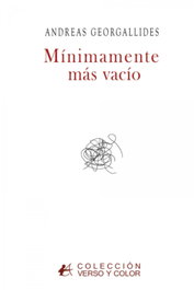 Mínimamente más vacío, Andreas Georgallides - Editorial Adarve