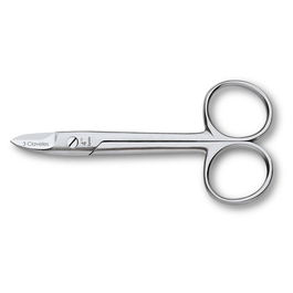 Tres Claveles Tijera Pedicura Uñas Gruesas Acero Carbono Forjado en Caliente Punta Curvada 10cm