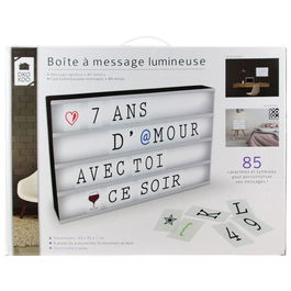 Home Deco Light Caja Luminosa Mensajes Good Deal 42x5x30 cm