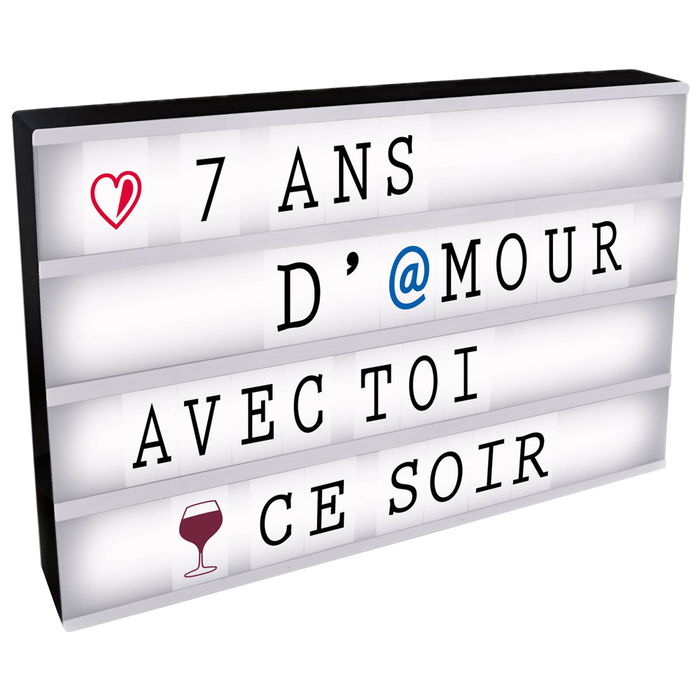 Home Deco Light Caja Luminosa Mensajes Good Deal 42x5x30 cm