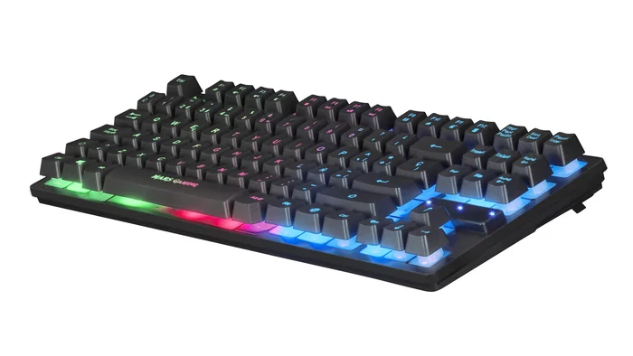 Mars Gaming MCPTKLPT Combo Gaming 2 en 1 Teclado TKL H-Mech RGB y Ratón Óptico 3200 DPI Layout Portugués Negro - Multiprocesador para PC, PS4, PS5, Xbox, Mac