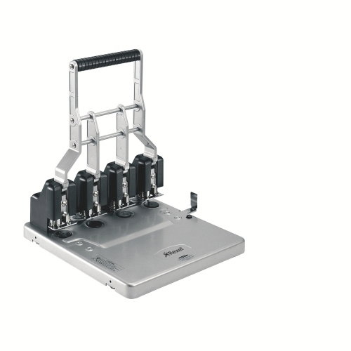 Rexel HD4150 Taladradora de Gran Capacidad 4 Punzones, Negro/plata Rexel HD4150 Taladradora de Gran Capacidad 4 Punzones, Negro/plata