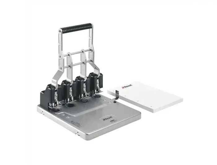 Rapid HD 4150 Taladrador Gran Capacidad 4 Taladros Negro/Plata 150 Hojas