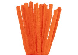 Innspiro Limpiapipas de Chenilla Naranja 15mm x 50cm (10 unidades)