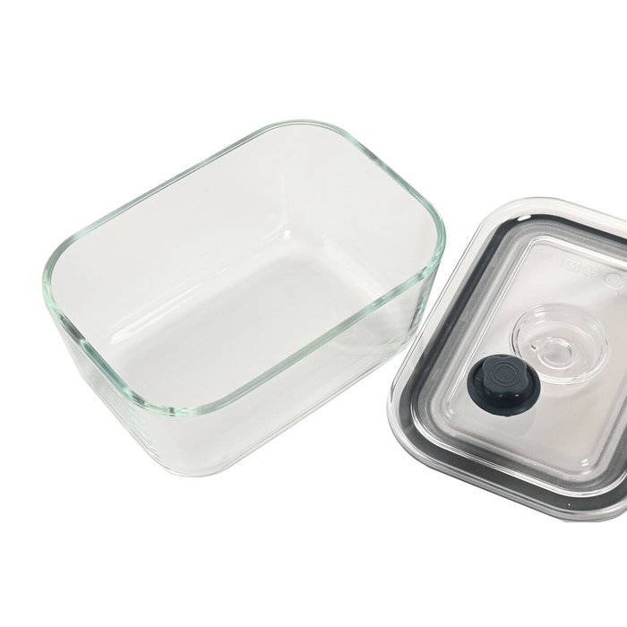 DKD Home Decor Recipiente de Borosilicato 500ml