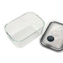 DKD Home Decor Recipiente de Borosilicato 500ml