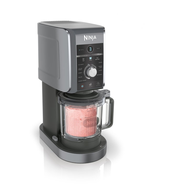 Ninja Creami Deluxe NC501EU, Máquina de Helados Plateada con 10 Programas