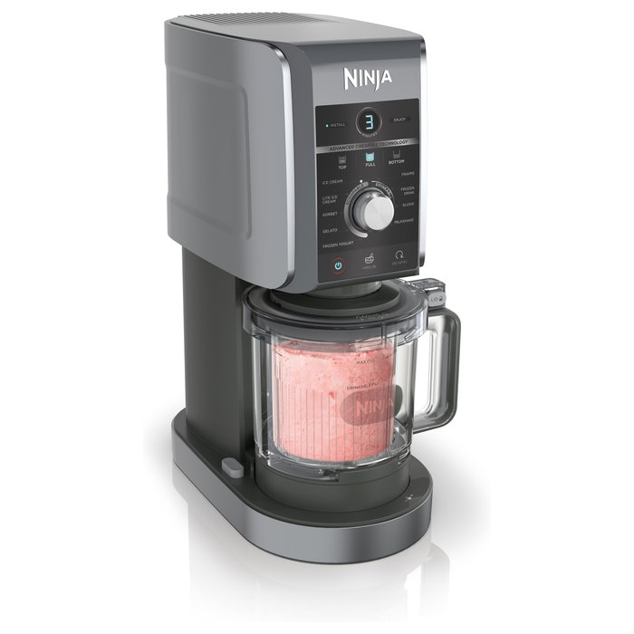Ninja Creami Deluxe NC501EU, Máquina de Helados Plateada con 10 Programas