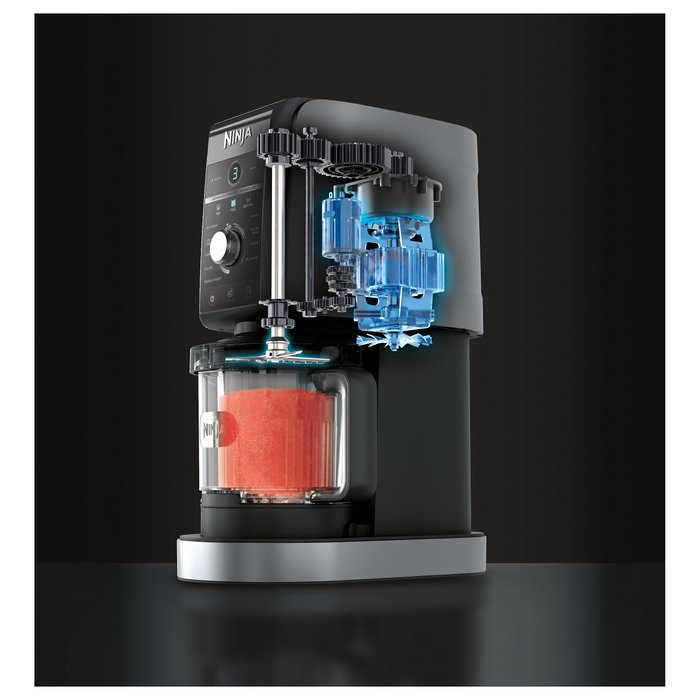 Ninja Creami Deluxe NC501EU, Máquina de Helados Plateada con 10 Programas