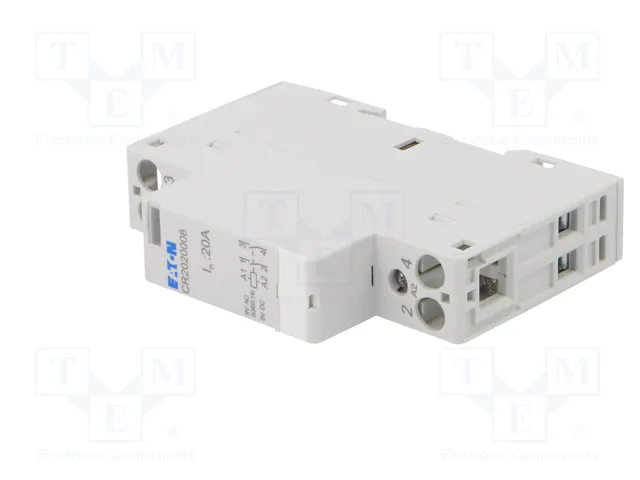 EATON ELECTRIC Contactor CR20 2-polar 20A 8VAC