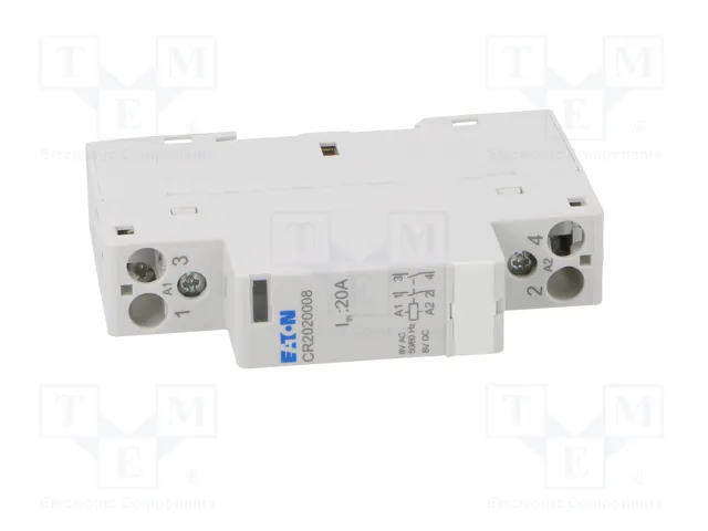 EATON ELECTRIC Contactor CR20 2-polar 20A 8VAC