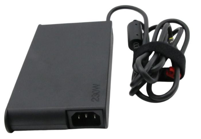 Lenovo Adaptador de Corriente AC 230W 20V con Conector Slim Tip para Portátiles ThinkPad e IdeaPad - Compatibilidad Multimodelo, Certificación UL