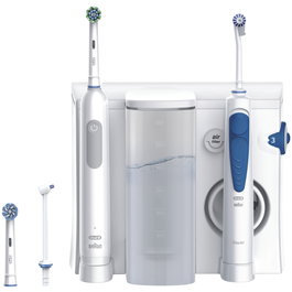 Oral-B Centro Dental Oxyjet 900 e Irrigador con Cepillo Eléctrico Pro 900 y Recambios
