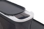 Hermia BNMSRGAR03-1227 Set de Cajas de Almacenaje de Plástico Sin BPA, Antracita, Incluye 1 Pieza (2700 ml) y 2 Piezas (1250 ml)