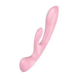 Satisfyer Triple Lover Vibrador Rosa para Mujer