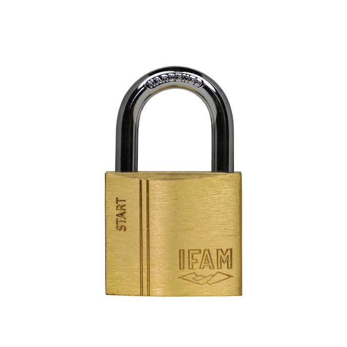 Ifam SR30 073000SR Candado de Arco Normal 30mm Latón Extruido Acero Templado Cromado Llaves Serreta