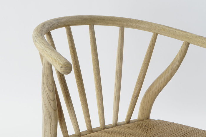 DKD Home Decor Silla Horeca Natural Olmo y Ratan 47 x 79 x 57 cm (2 Unidades)