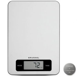Grunkel Báscula de Cocina Electrónica BC-CookXT, hasta 5kg, Plata