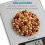 Grunkel Báscula de Cocina Electrónica BC-CookXT, hasta 5kg, Plata