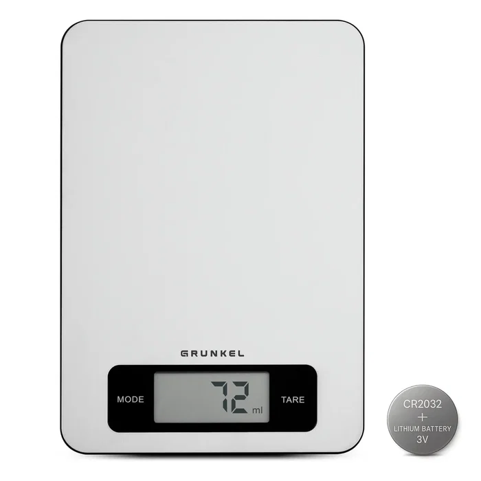 Grunkel BC-COOKXT Báscula de Cocina Electrónica Acero Inoxidable hasta 5kg, Precisión 1g, Función Tara, Pantalla LCD, Unidades g/ml/lb-oz/fl-oz, Encimera Rectangular Grunkel BC-COOKXT Báscula de Cocina Electrónica Acero Inoxidable hasta 5kg, Precisión 1g, Función Tara, Pantalla LCD, Unidades g/ml/lb-oz/fl-oz, Encimera Rectangular