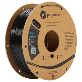 Polmask Filamento PETG 1.75 mm Negro 1 kg para Impresión 3D
