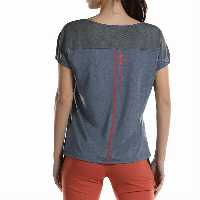 Camiseta de Manga Corta Mujer +8000 Novar Gris Montaña