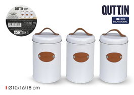 Inde Bote Metal Cocina Redondo 3-Surt 10x16-18 cm (18 Unidades)