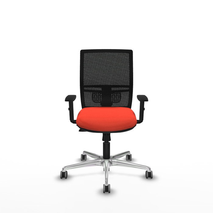 PIQUERAS Y CRESPO Silla de oficina Yunquera con mecanismo Sincro/Traslack, Naranja oscuro y Negro PIQUERAS Y CRESPO Silla de oficina Yunquera con mecanismo Sincro/Traslack, Naranja oscuro y Negro