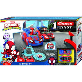 Carrera GO Spidey Go Circuito de Carreras Spidey and his Amazing Friends Marvel Edad +3 Años Longitud Pista 2.9m