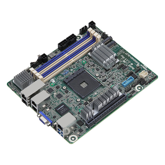 ASRock Placa Base B550D4ID-2L2T mini-ITX Socket AM4 DDR4 para Servidor ASRock Placa Base B550D4ID-2L2T mini-ITX Socket AM4 DDR4 para Servidor