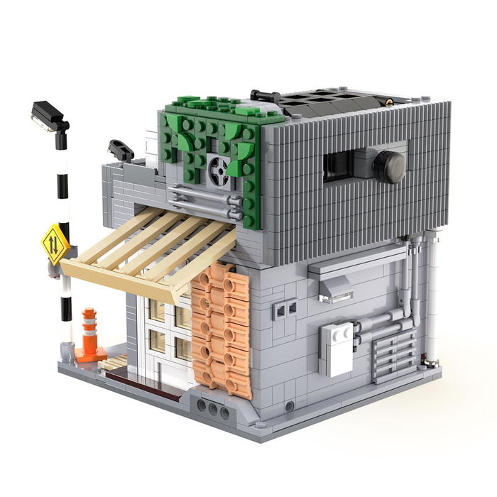 DEQUBE Casa de Café Japonesa Set de Construcción C66007W 1116 Piezas Bloques de Construcción Didácticos +14 Años