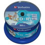 Verbatim CD-R AZO 700MB 52x Imprimible Inkjet Pack de 50