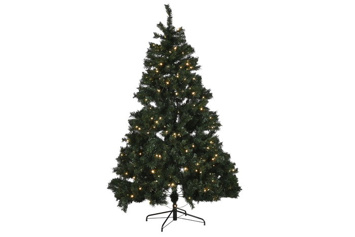 DKD Home Decor Árbol de Navidad Alpina Dark Forest Verde 132 x 210 x 132 cm con 1036 ramas DKD Home Decor Árbol de Navidad Alpina Dark Forest Verde 132 x 210 x 132 cm con 1036 ramas